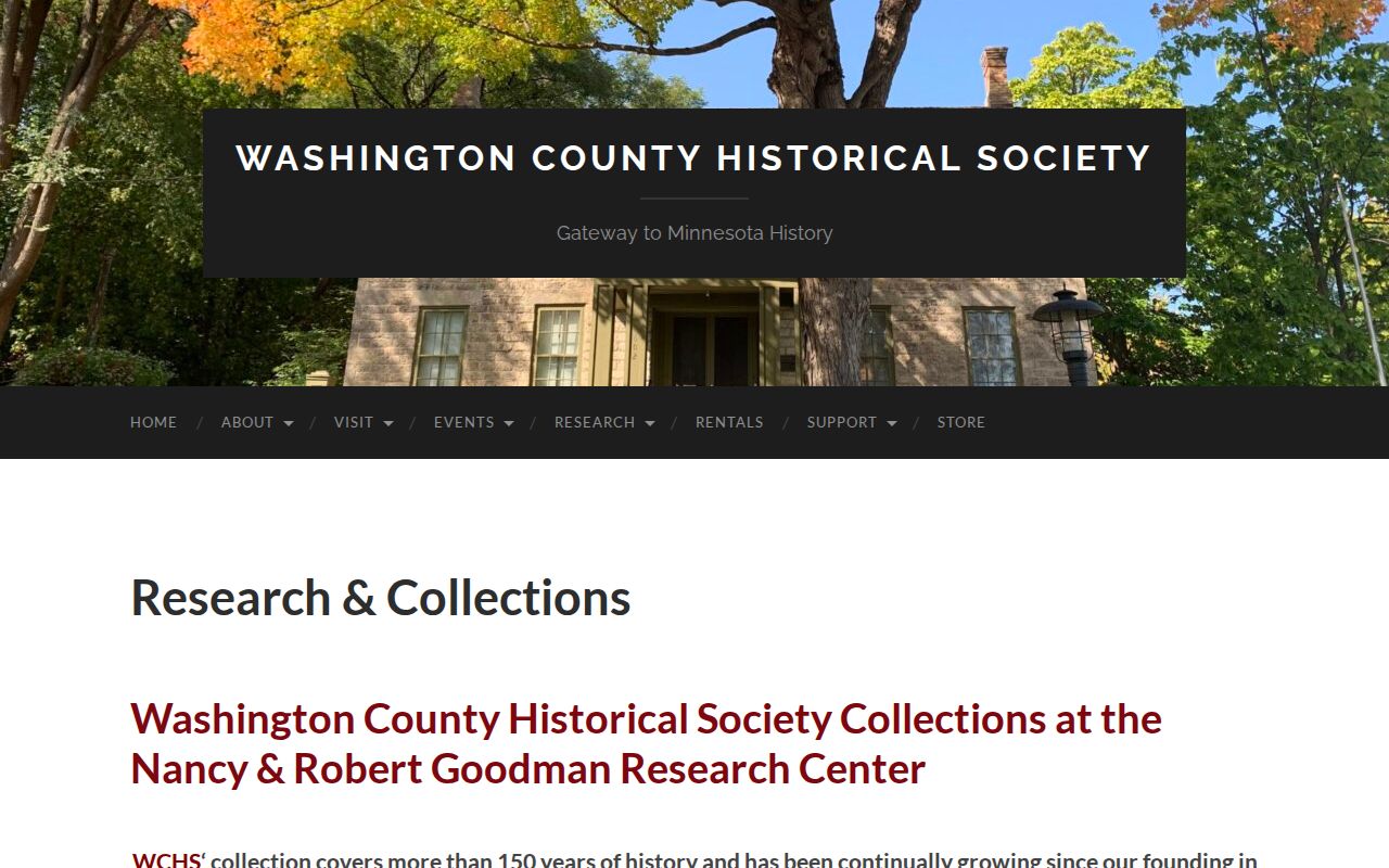 Woodbury city directory Washington County Historical Society research holdings