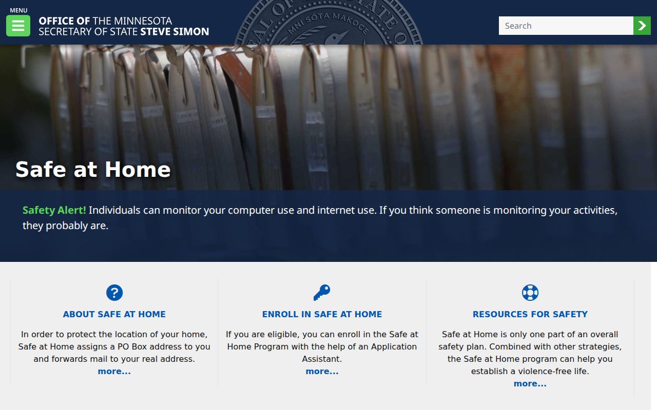 Woodbury neighbors Minnesota Safe at Home privacy protection information