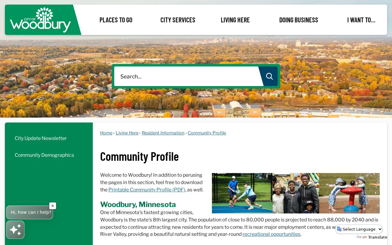 Woodbury ZIP community profile page